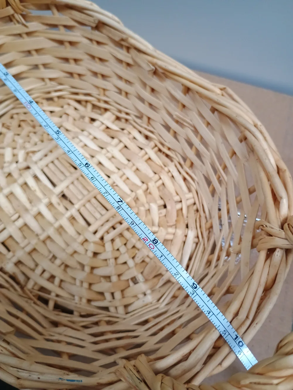 Vintage Oval Rattan Natural Woven Basket with Handles - The Multi-Use Farm House